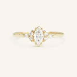 First Frost of Fall Marquise Engagement Ring