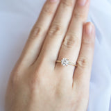 Classical Solo Round Diamond Engagement Ring