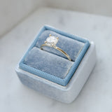 Classical Solo Round Diamond Engagement Ring