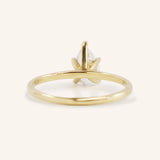 Classical Solo Pear Cut Moissanite Solitaire Engagement Ring