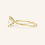 Classical Solo Princess Cut Diamond Solitaire Engagement Ring