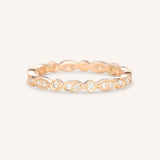 Diamond Milgrain Eternity Band