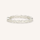 Diamond Milgrain Eternity Band