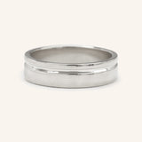 Stockton Line 6MM Wedding Band