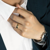 Stockton Line 6MM Wedding Band