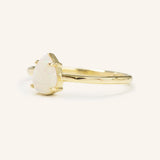 Buttonsage Pear Opal Ring