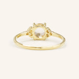 Peach Dust Morganite Engagement Ring