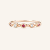 Sequin Ruby Diamond Ring