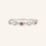 Sequin Ruby Diamond Ring