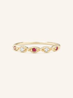 Sequin Ruby Diamond Ring