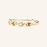 Sequin Ruby Diamond Ring