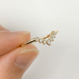 Lola Diamond V Wedding Band