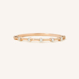 Distance Diamond Wedding Band