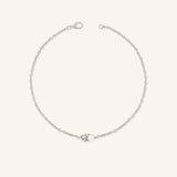 Duo White Sapphire Opal Bracelet