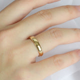 Change Curve 4MM Half Round Wedding Band