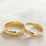 Change Curve 4MM Half Round Wedding Band