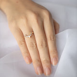 Opal Charm Wedding Ring