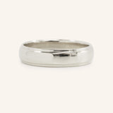 Step Down Wedding Band