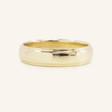 Step Down Wedding Band