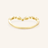Sabina Sequin Diamond Wedding Band