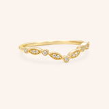 Sabina Sequin Diamond Wedding Band