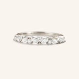 Annalise Marquise Cluster Wedding Band