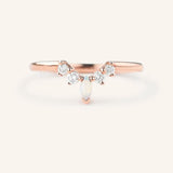 Merri Marquise Opal Diamond Wedding Ring