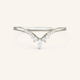 Kakena Marquise Moissanite Diamond Wedding Ring