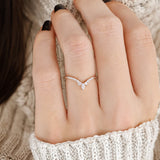 Kakena Marquise Moissanite Diamond Wedding Ring
