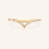 Sparks Diamond V Wedding Ring