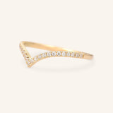 Sparks Diamond V Wedding Ring