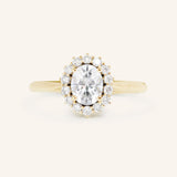 Turning Oak Moissanite Diamond Engagement Ring