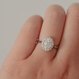 Turning Oak Moissanite Diamond Engagement Ring