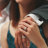 Emme Oval Diamond Cluster Engagement Ring