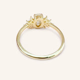 Emme Marquise Moissanite Cluster Engagement Ring