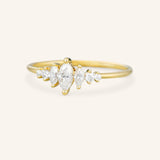 Maren Marquise Moissanite Engagement Ring