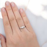 Maren Marquise Moissanite Engagement Ring