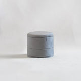 Velvet Backdrop Single Ring Box - Grey
