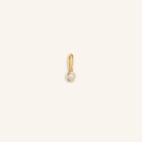 Avia Round Opal Bezel Set Birthstone Charm | October Birthstone