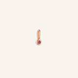 Avia Round Ruby Bezel Set Birthstone Charm | July Birthstone
