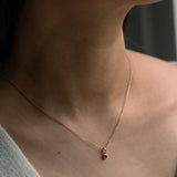 Avia Round Ruby Bezel Set Birthstone Charm | July Birthstone