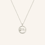 Korean “Grandma” 할머니 Gold Pendant Necklace