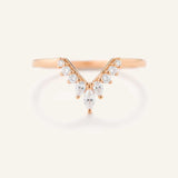 Joni Marquise Diamond V Wedding Ring