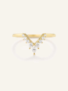 Joni Marquise Diamond V Wedding Ring