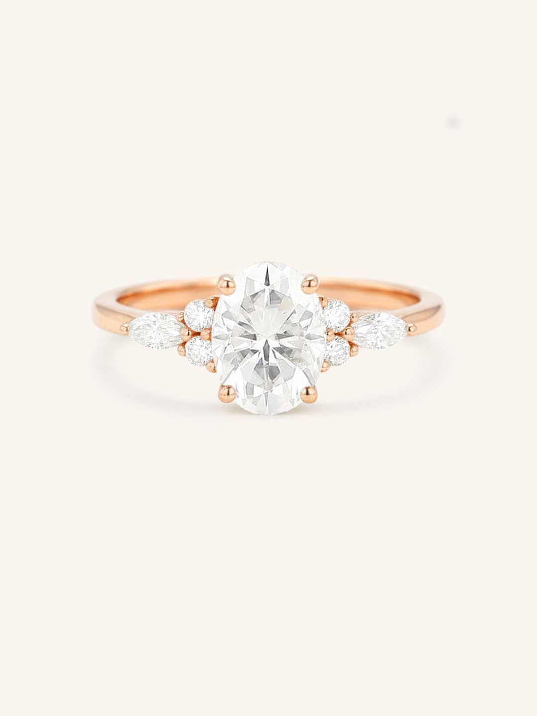 Nalani Oval Cut Diamond Engagement Ring