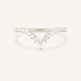 Arabelle Diamond Curved Wedding Band
