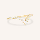 Arabelle Diamond Curved Wedding Band