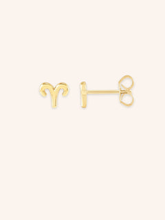 Zodiac "Aries" Stud Earrings