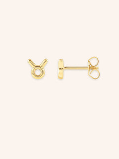 Zodiac "Taurus" Stud Earrings