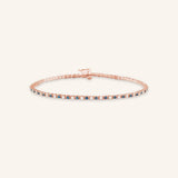 Lyra Blue Sapphire Diamond Bracelet